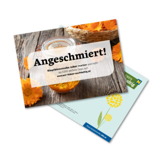 Vorschaubild der Postkarte "Angeschmiert!"