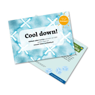 Vorschaubild der Postkarte "Cool down!"