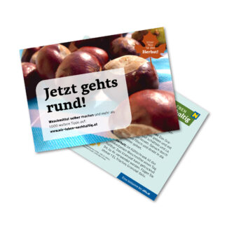 Vorschaubild der Postkarte "Jetzt geht's rund!"