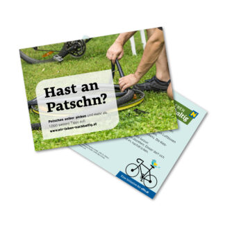 Vorschaubild der Postkarte "Hast an Patschn?"