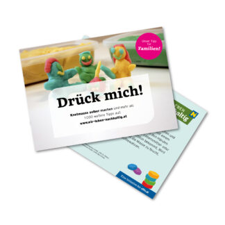 Vorschaubild der Postkarte "Drück mich!"