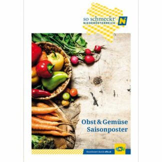Cover des Obst und Gemüse Saisonposters